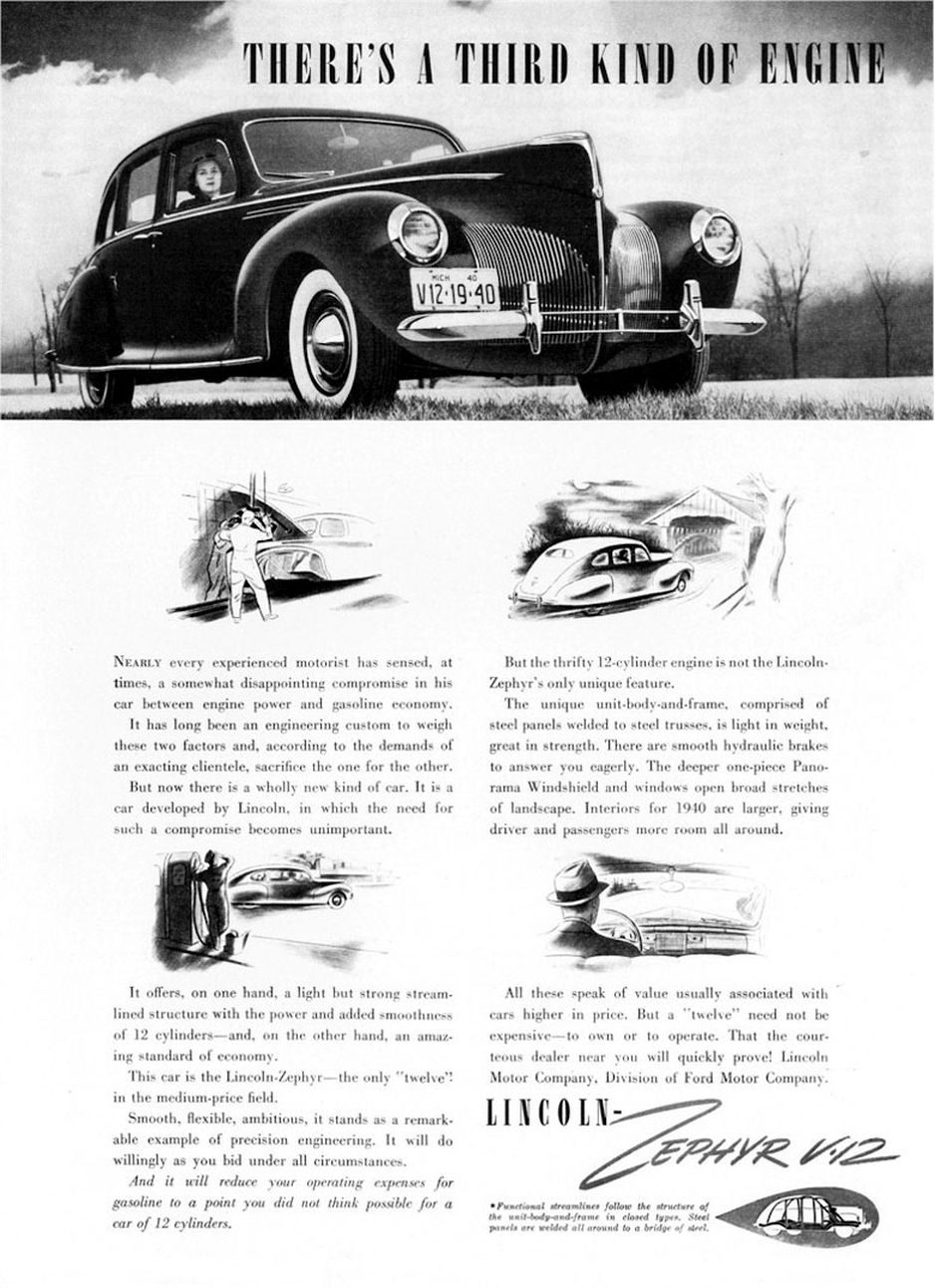 1940 Lincoln Zephyr 15